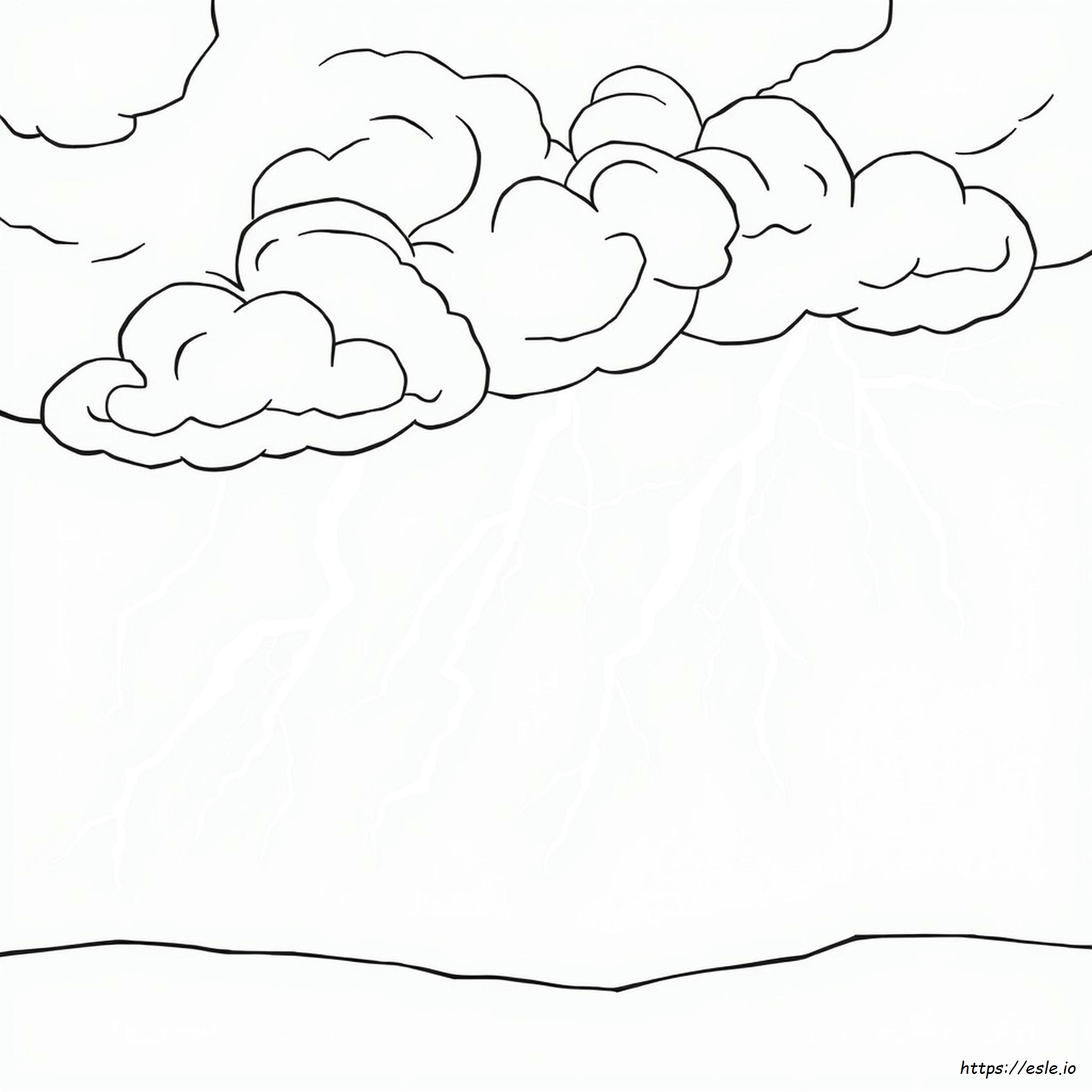 Disegni Da Colorare Di Fulmini