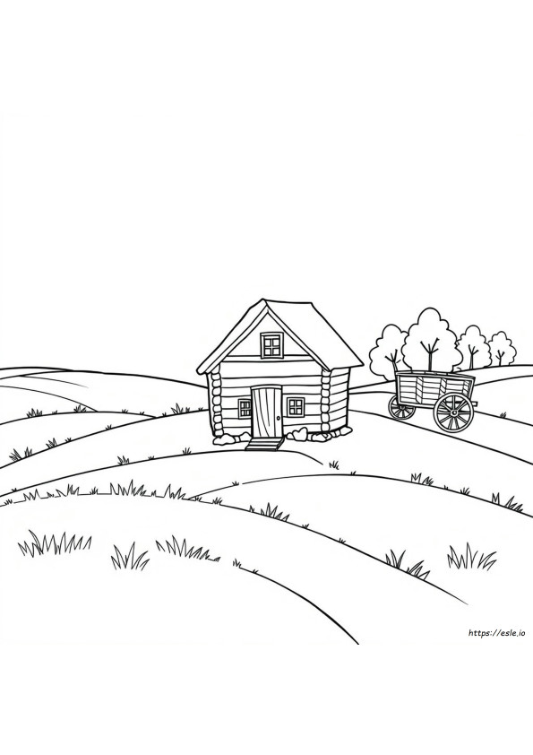 Free Printable Little House On The Prairie Coloring Pages