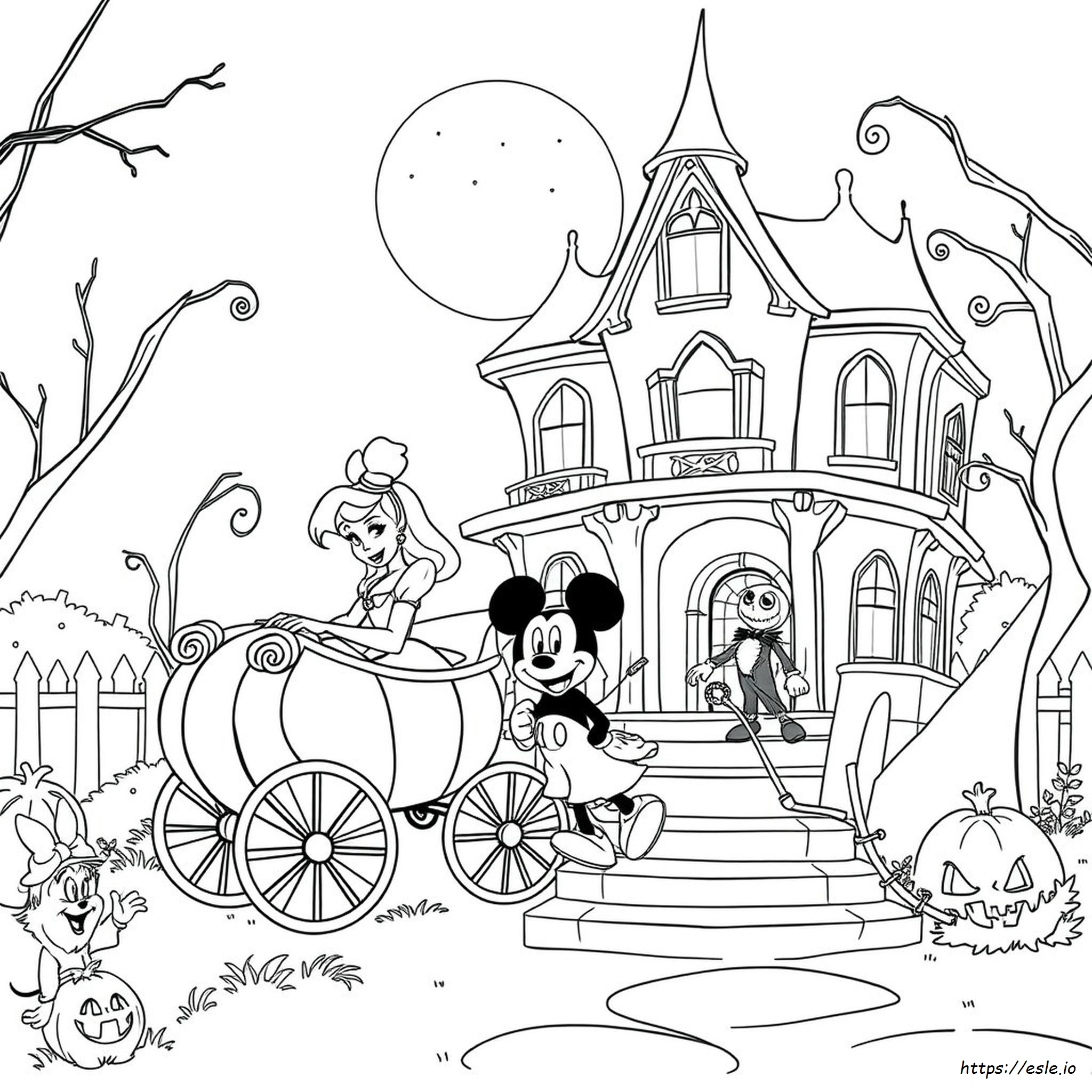 Free Printable Disney Halloween Coloring Pages