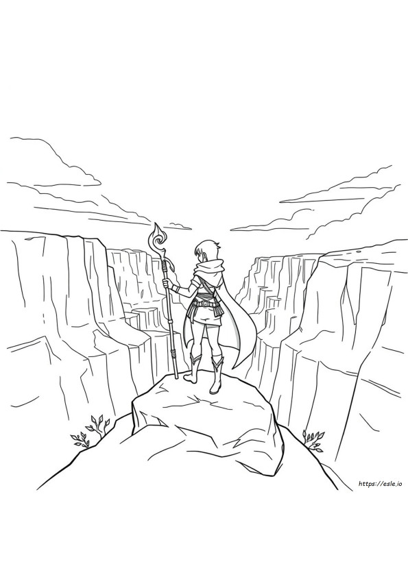Rena Rouge Coloring Page