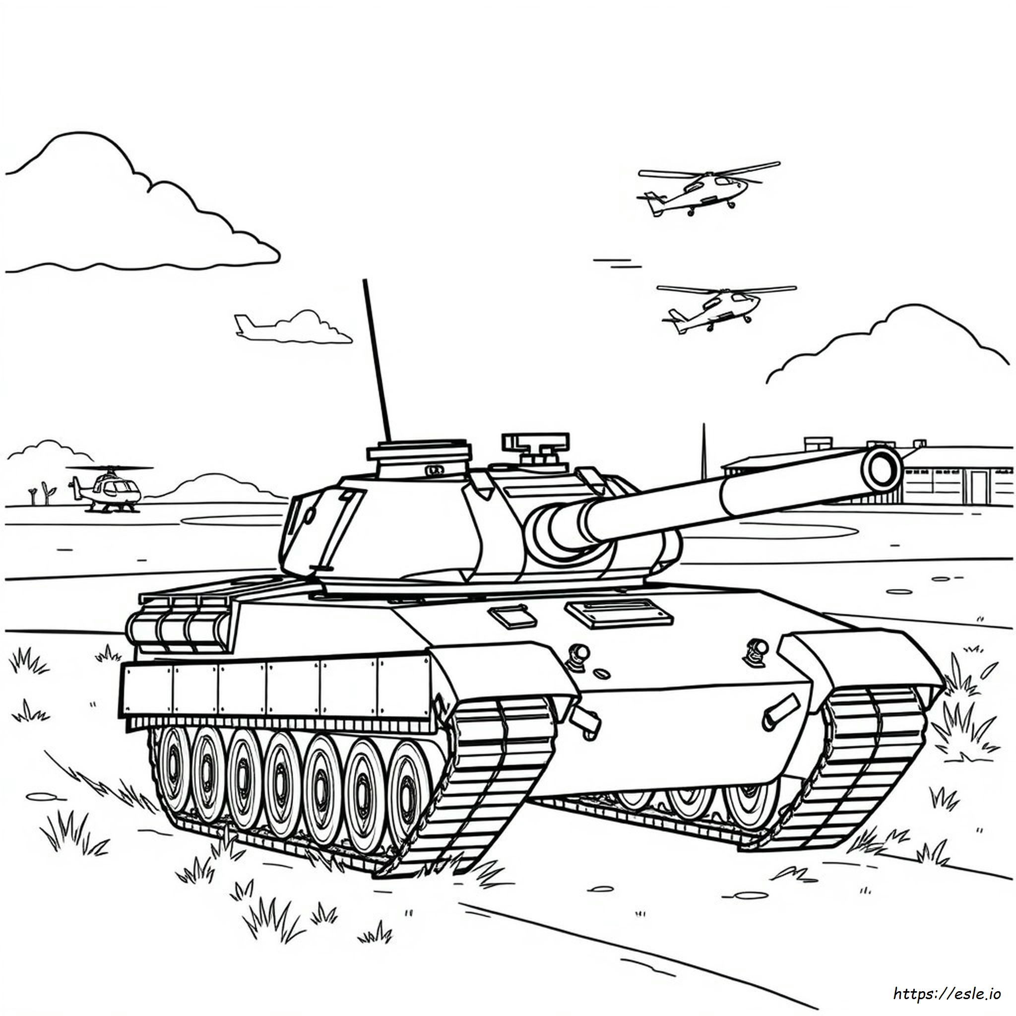 Air Force Tank Coloring Pages