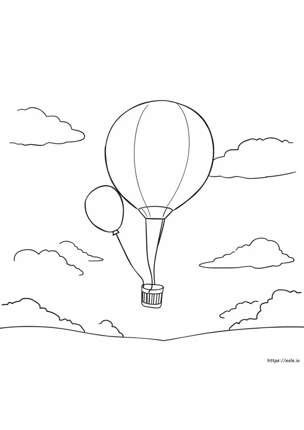 Balão Para Colorir