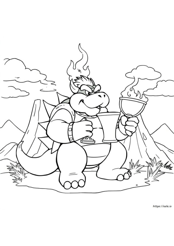 Coloriages Bowser