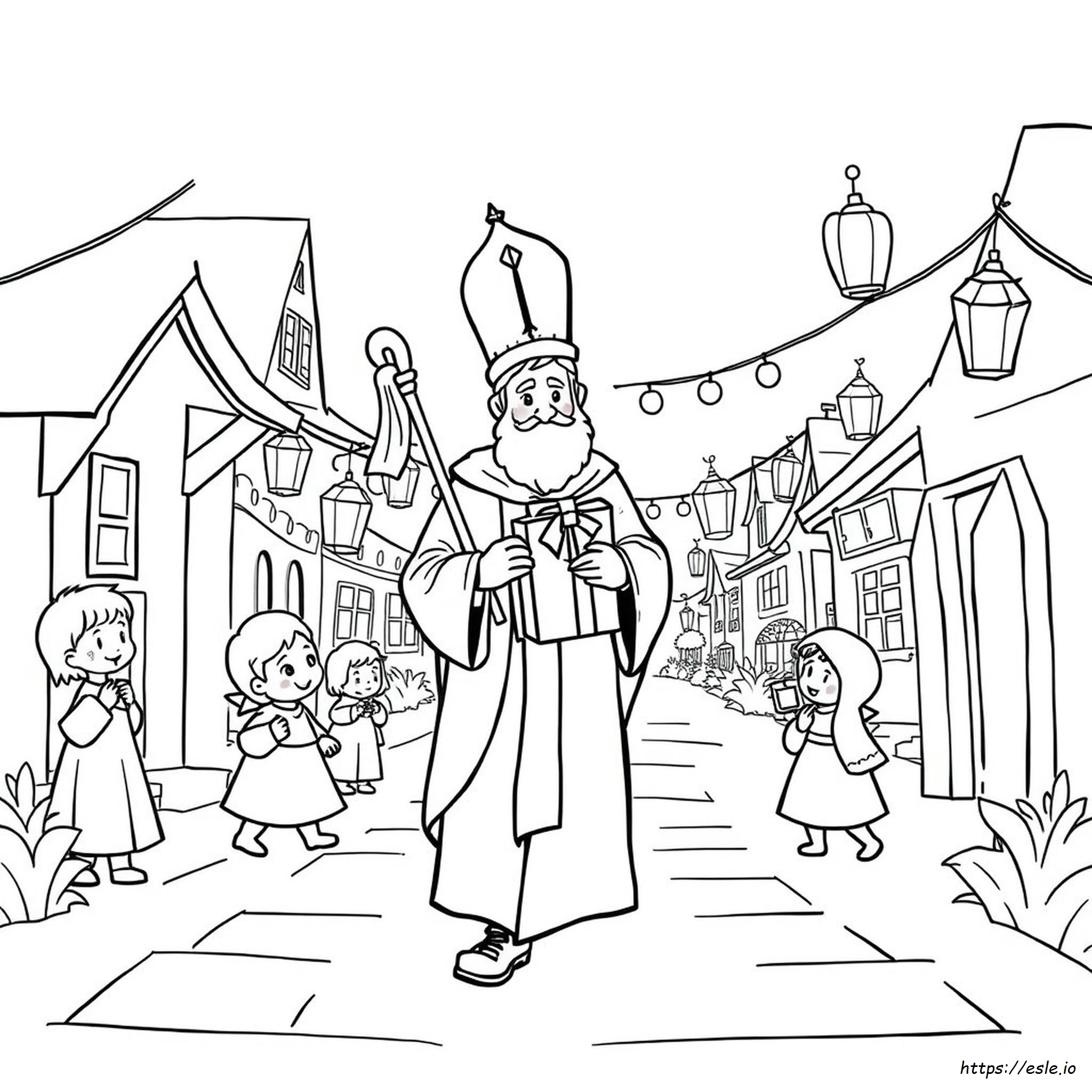 Saints Day Coloring Page