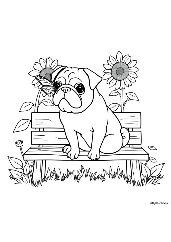 Adult Coloring Pages Pug