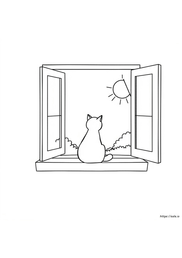Kedi Boyama Sayfaları Yazdırılabilir Pdf