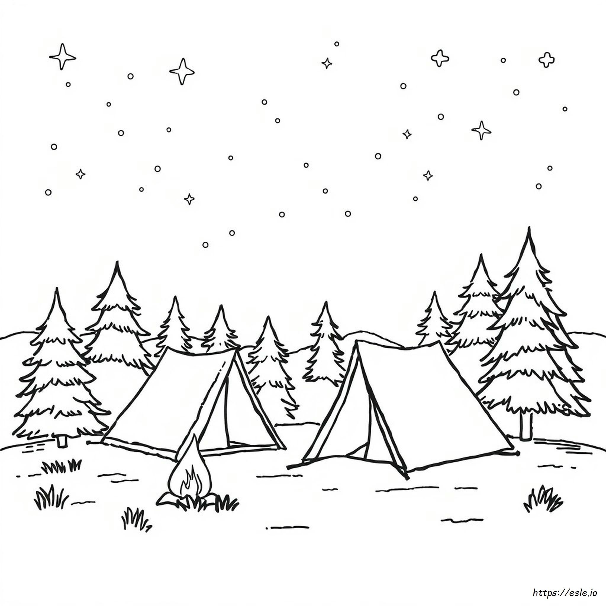 Crayola Camping Coloring Pages
