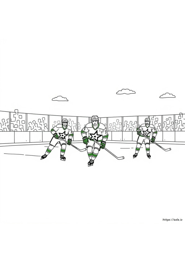 Dallas Stars Coloring Pages