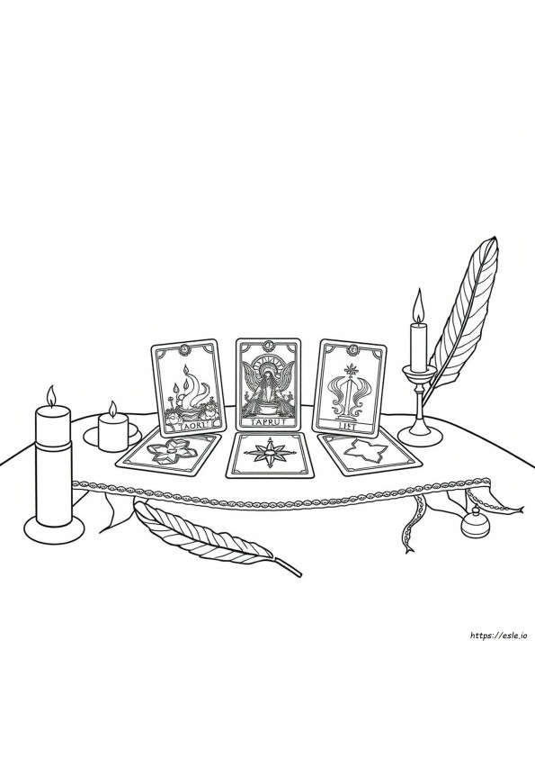 Tarot Kartları Boyama