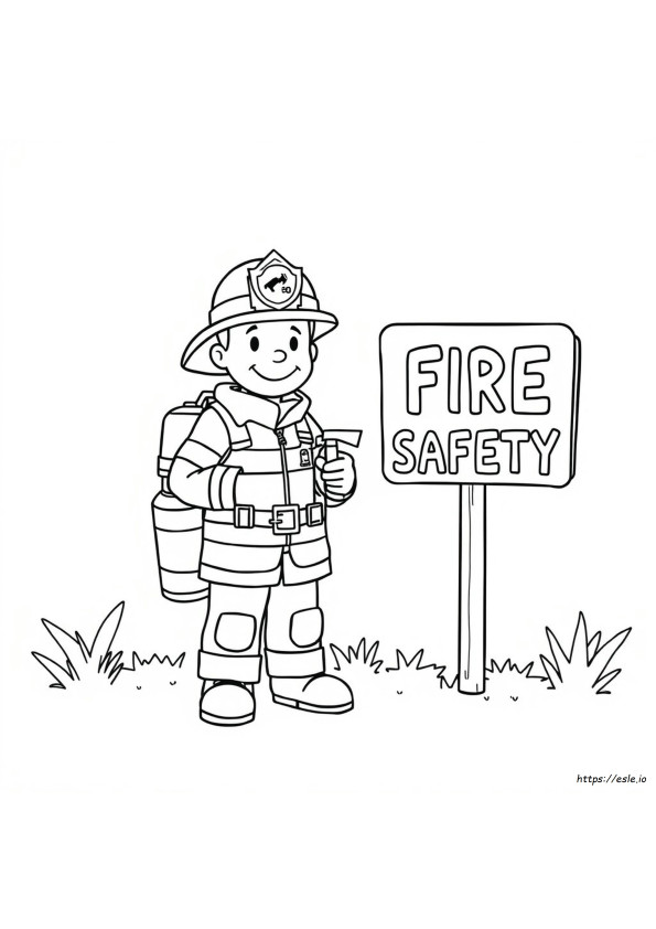 Fire Safety Coloring Books Free