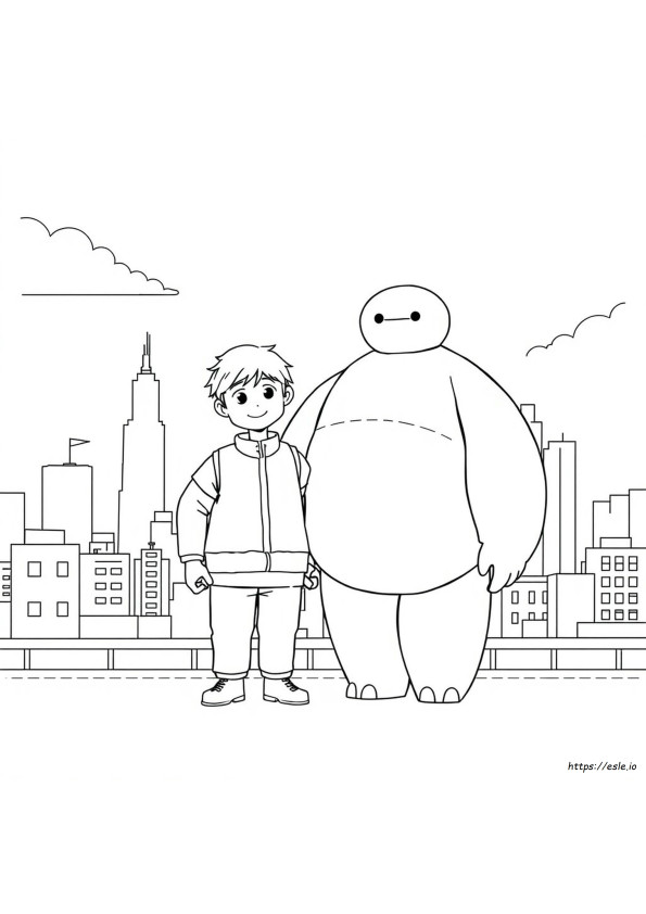 Big Hero 6 Ausmalbilder