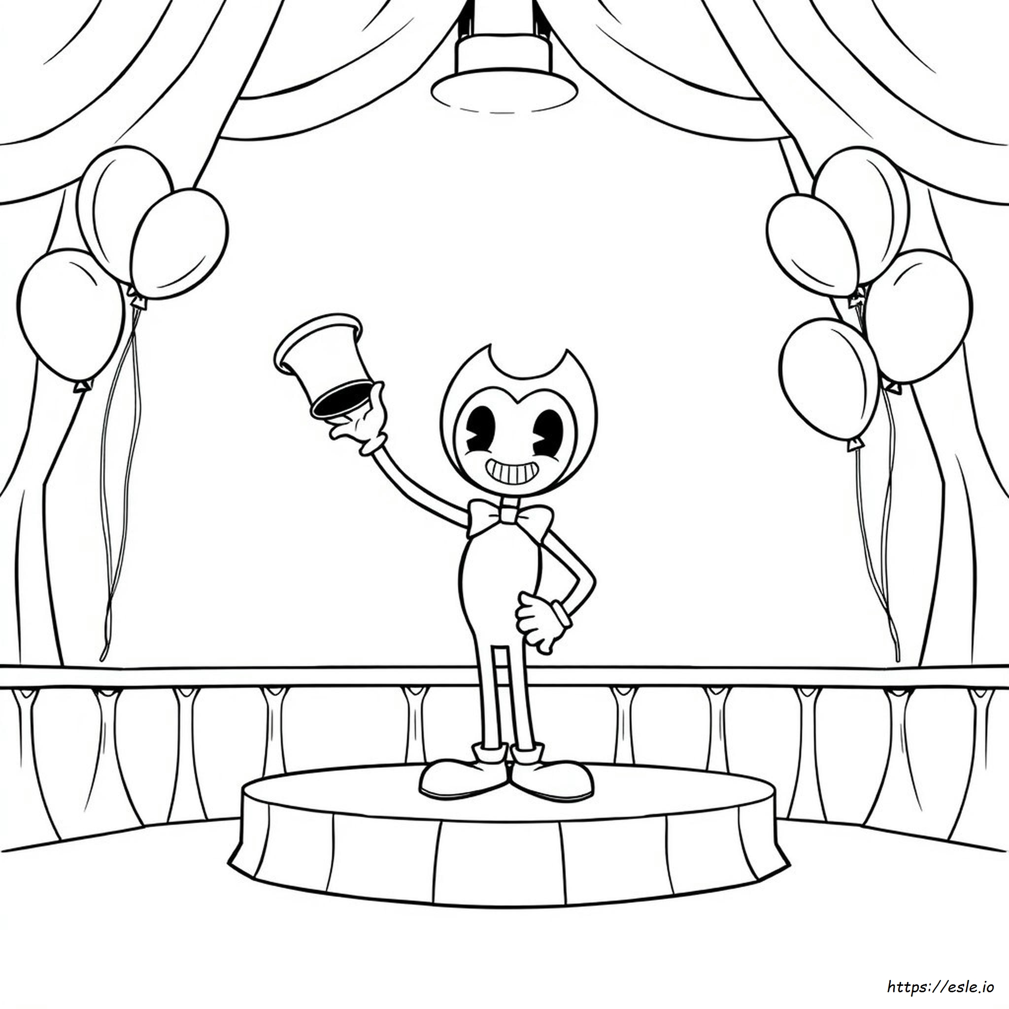 Bendy Boris Coloring Pages