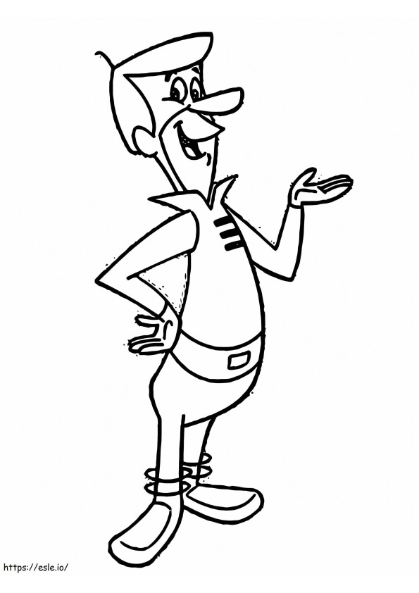 George Jetson coloring page