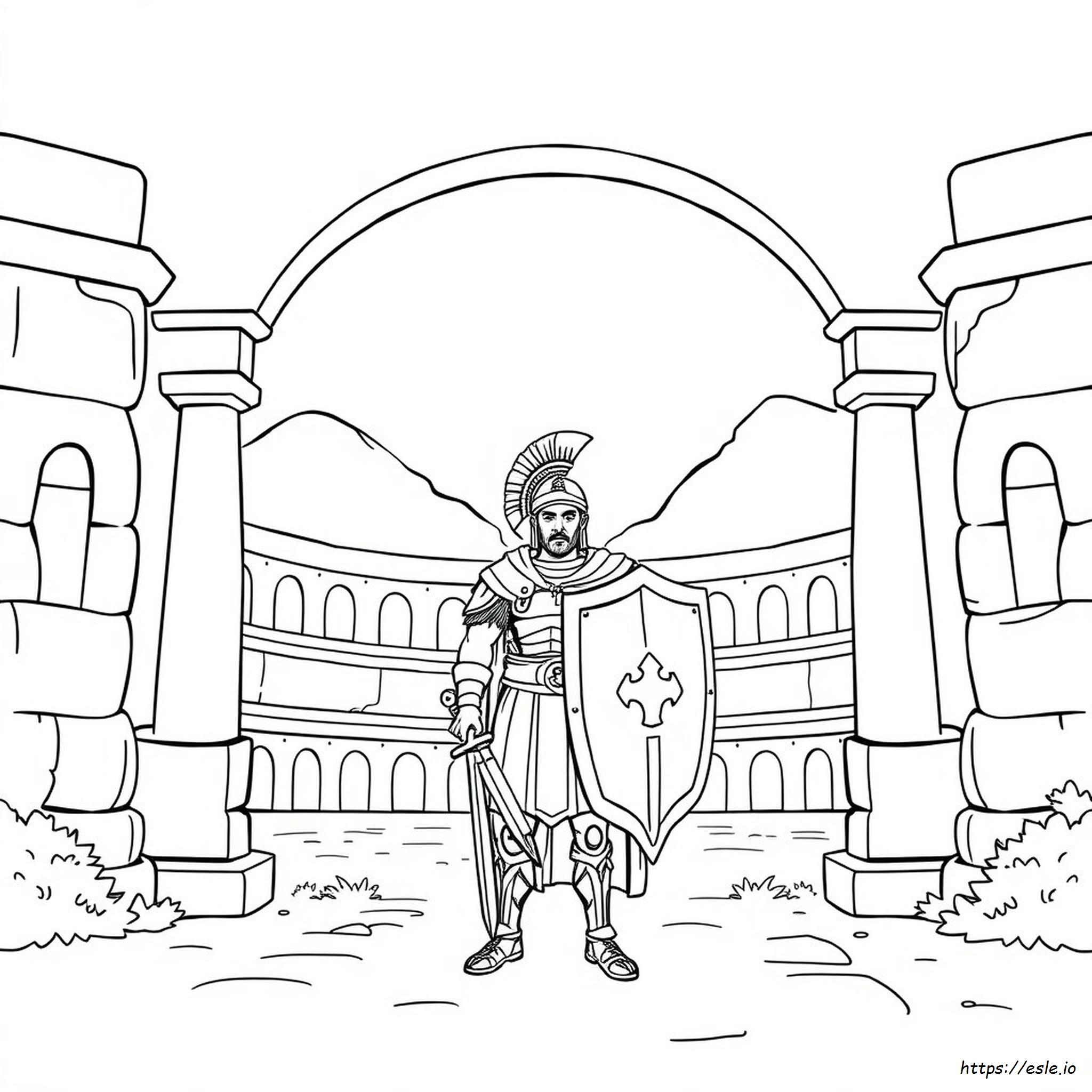 Printable Roman Coloring Pages