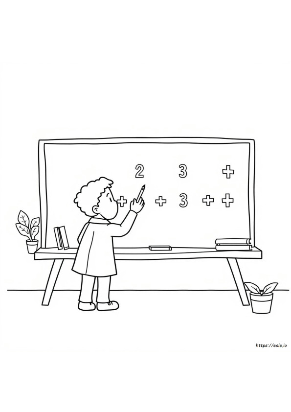Addition Colouring Pages