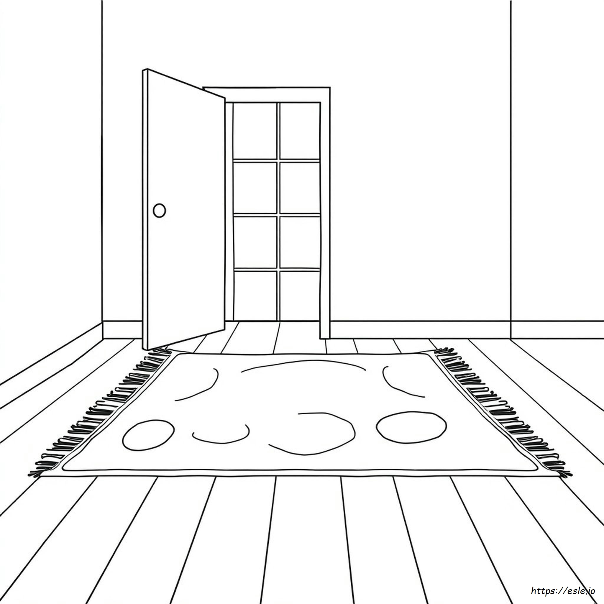Rug Colouring Page