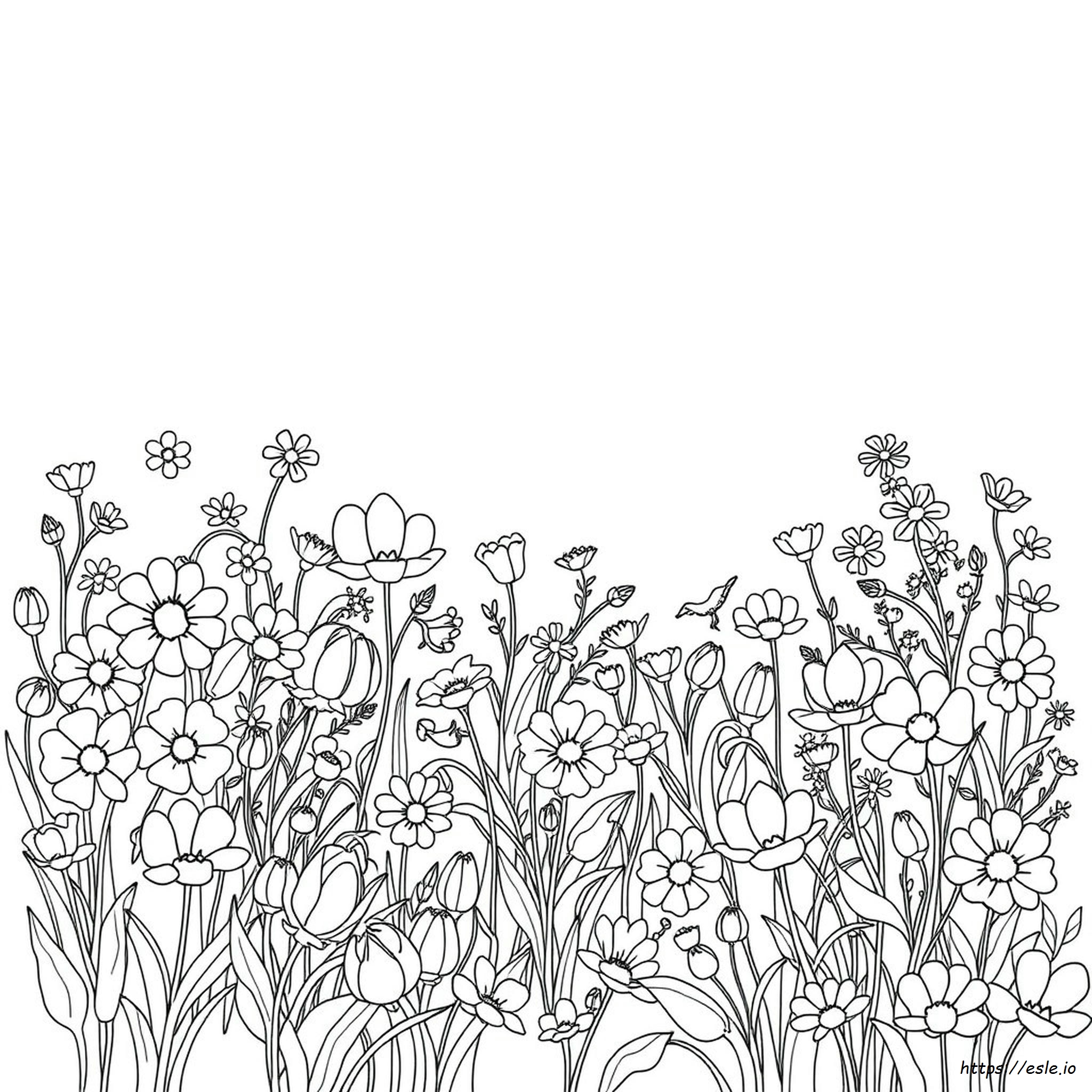 Johanna Basford World Of Flowers Colored Pages