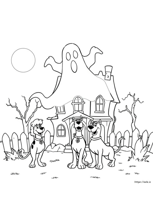 Pagina Da Colorare Dei Mostri Di Scooby Doo