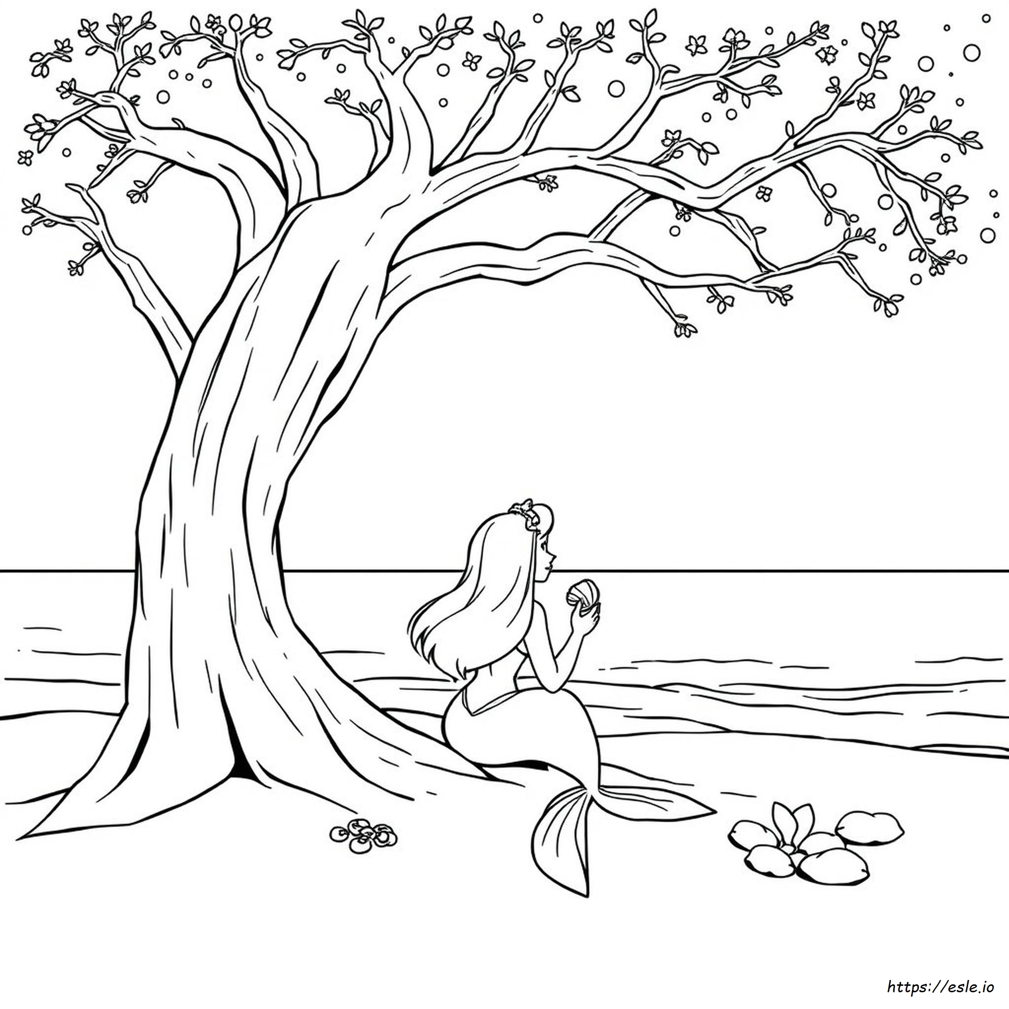 Ariel Little Mermaid Coloring Pages Printables