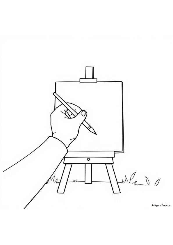 Coloring Page Of A Hand