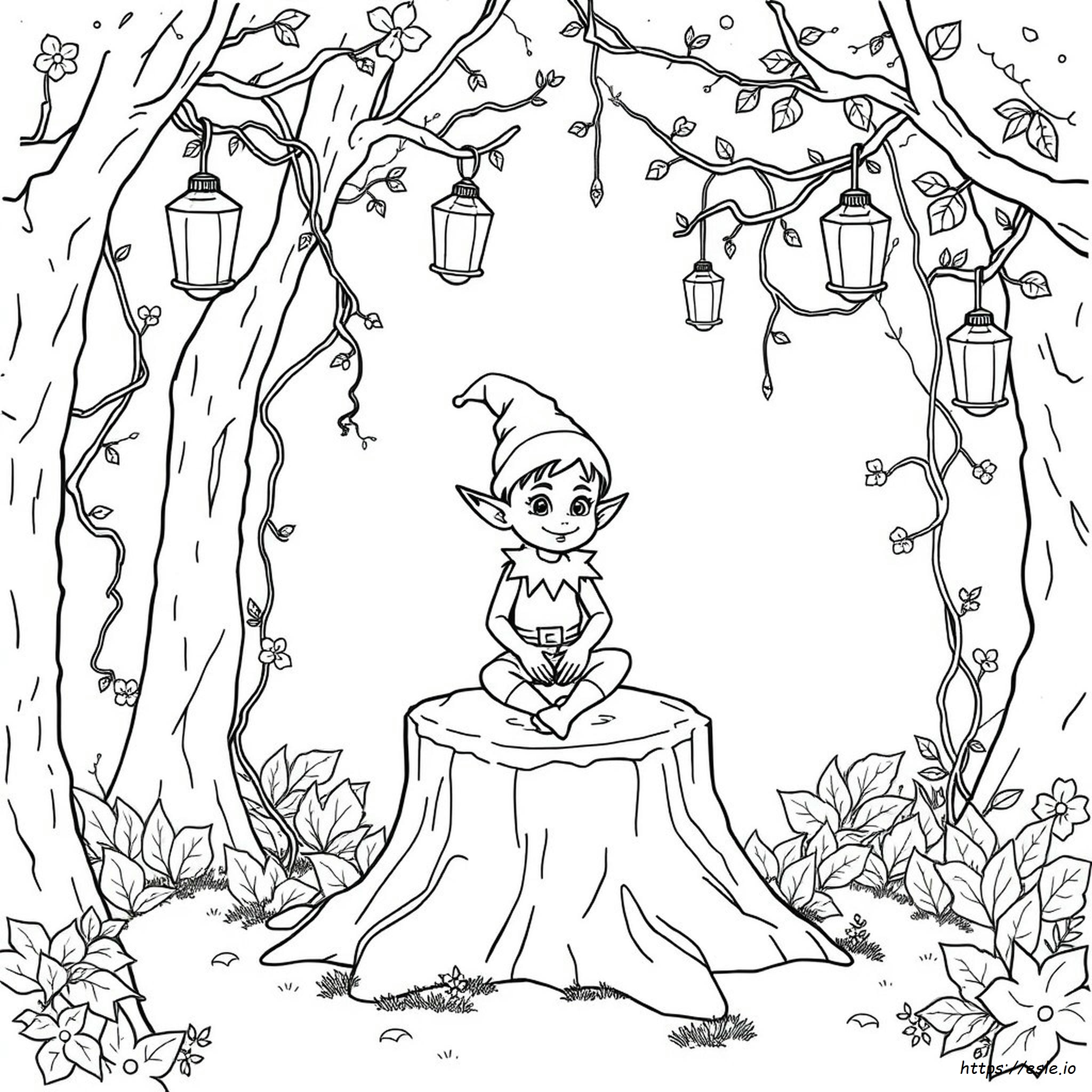 Coloring Pictures Of Elf