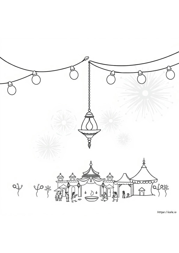 Kolorowanki Diwali