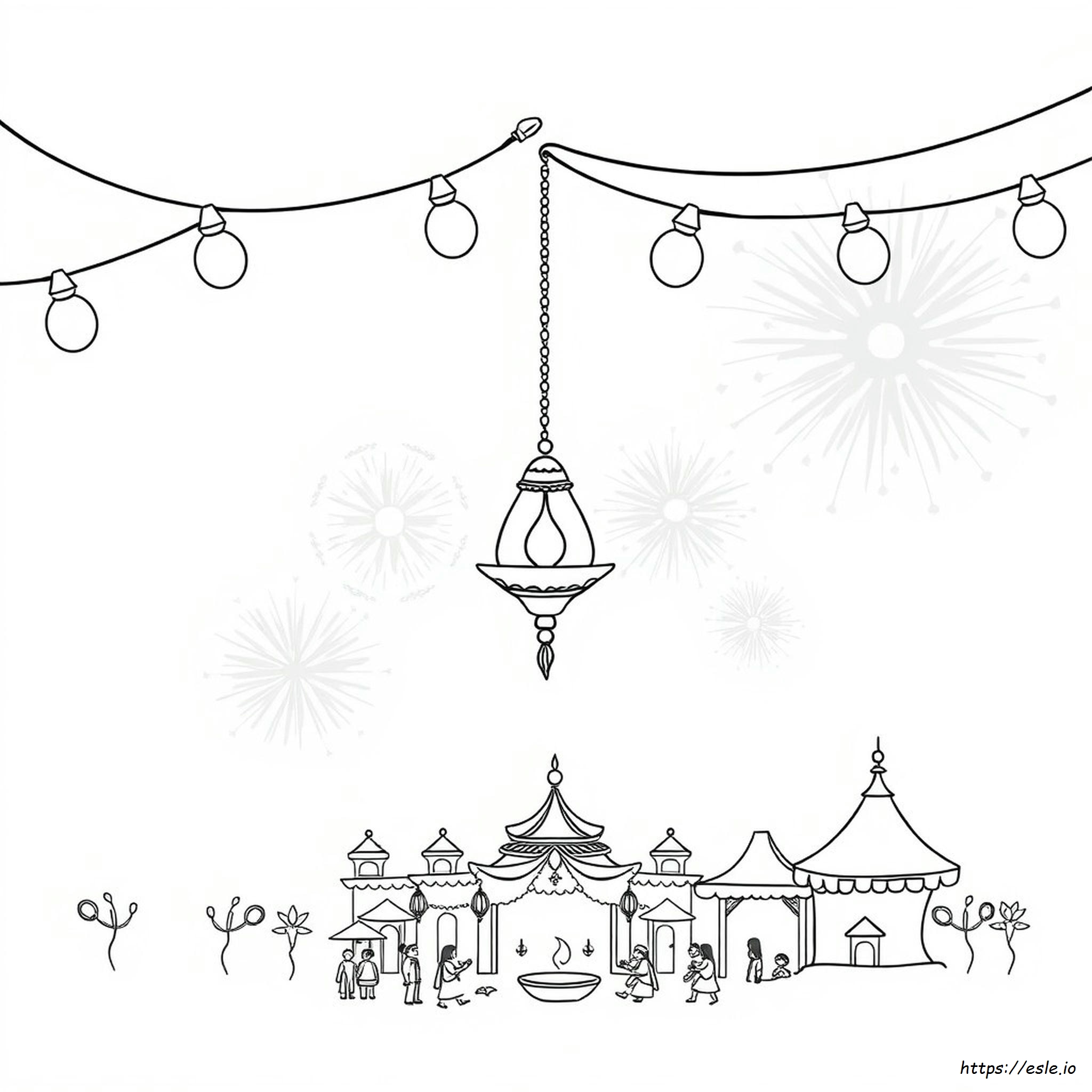 Kolorowanki Diwali