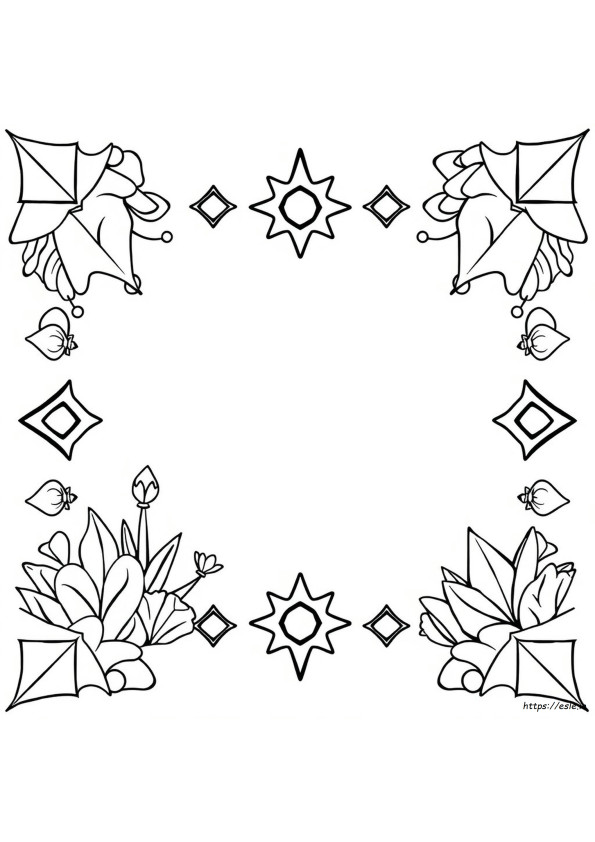 Diseño De Borde Colorido Para Página Principal