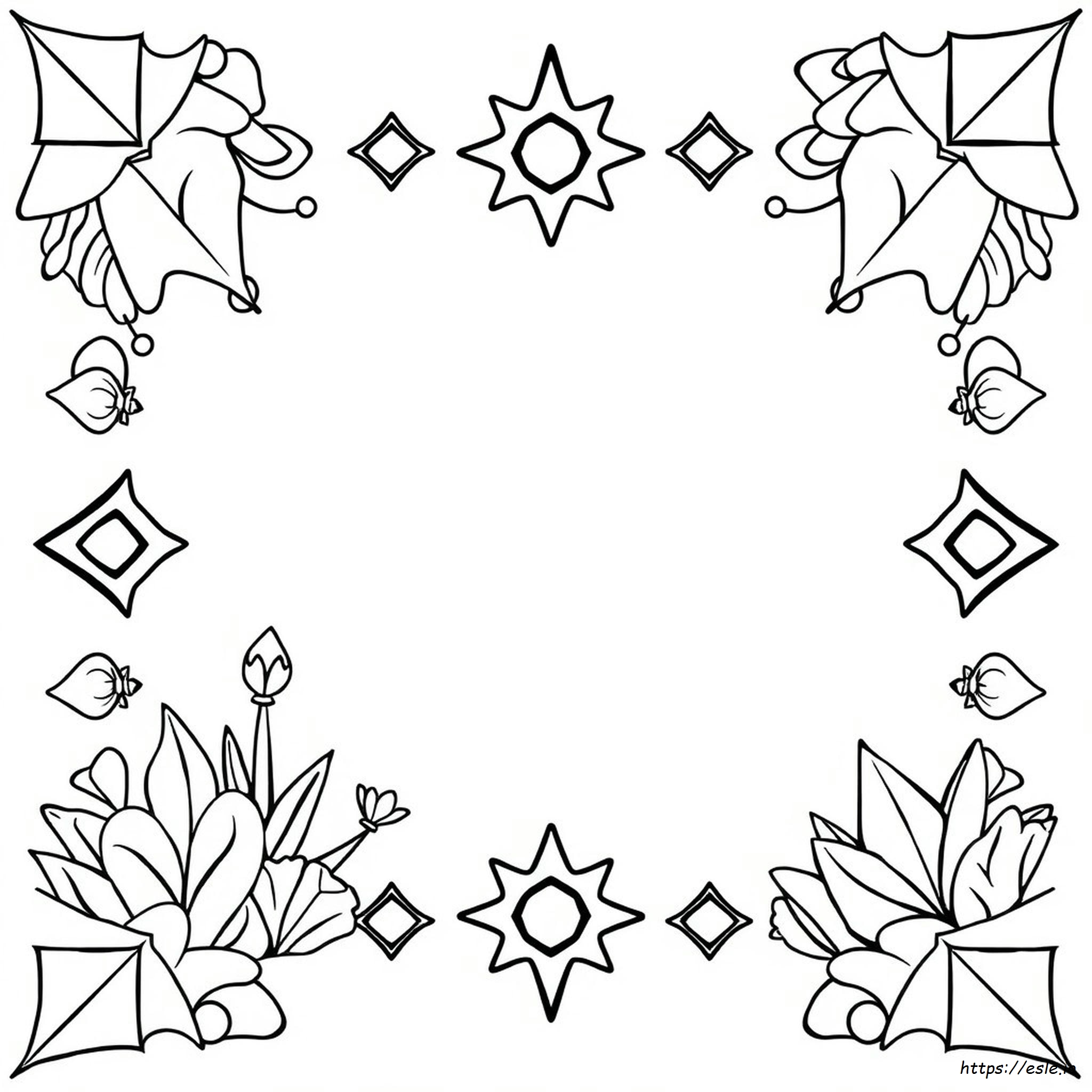Front Page Colorful Border Design