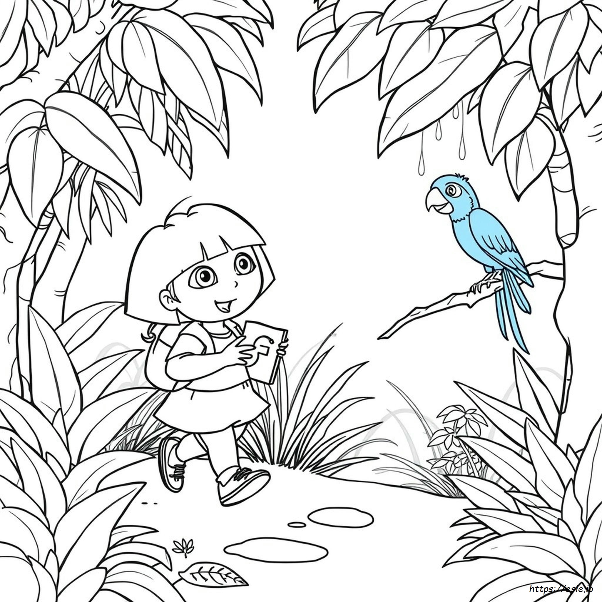 Dora Coloring Pictures