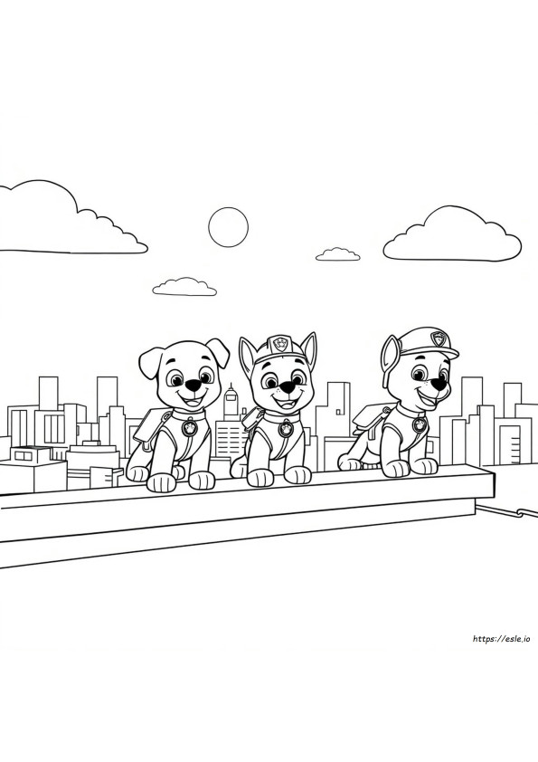 Paw Patrol Color By Number Pages