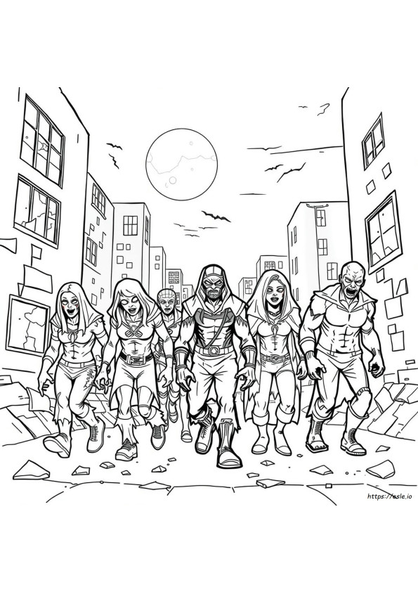Marvel Zombies Ausmalbilder