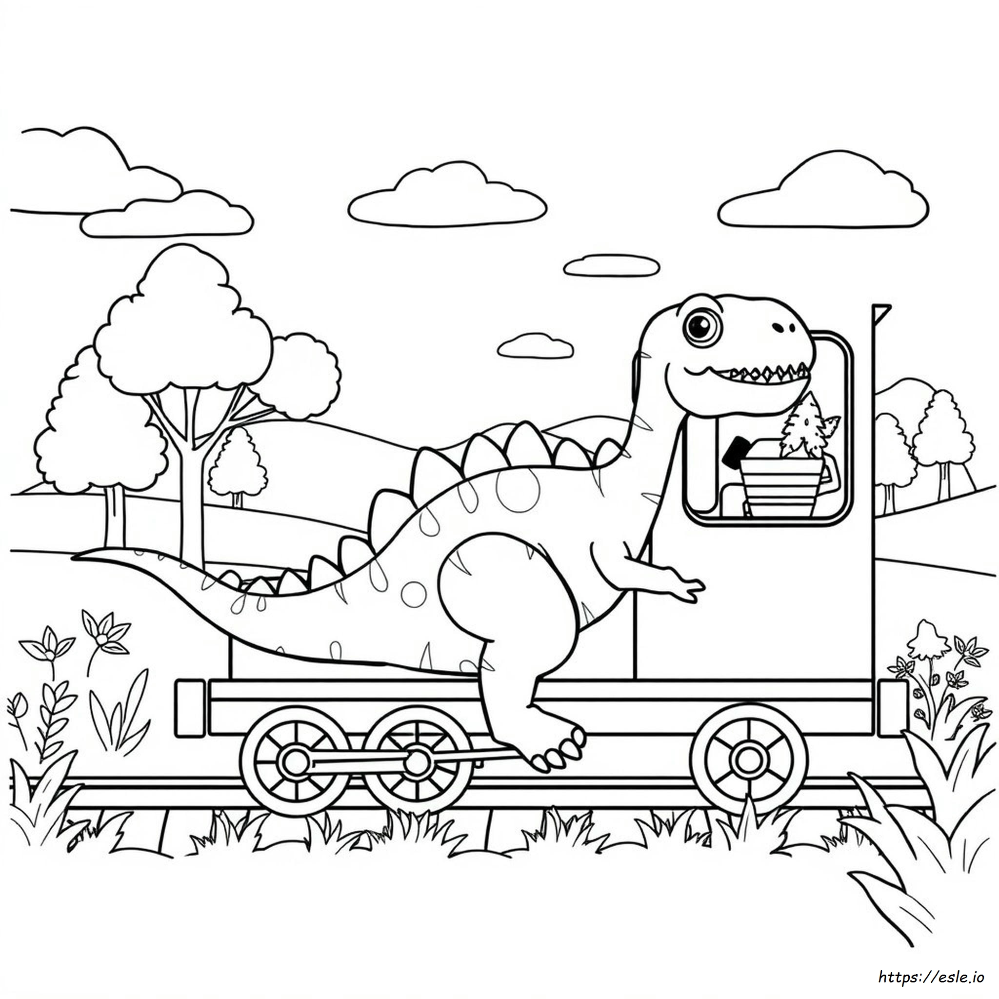 Dinosaur Train Colouring Pages