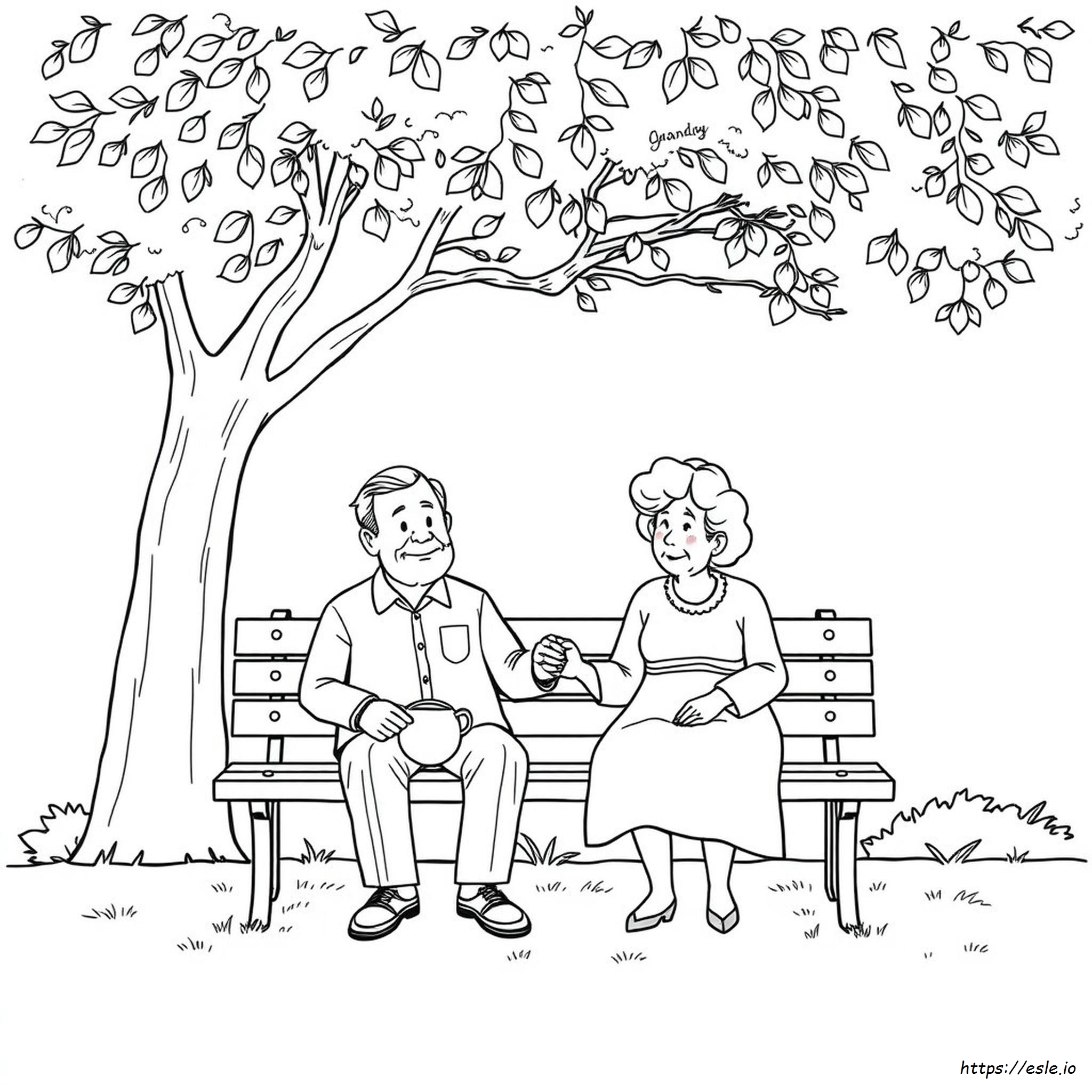Coloring Pages Of Grandparents