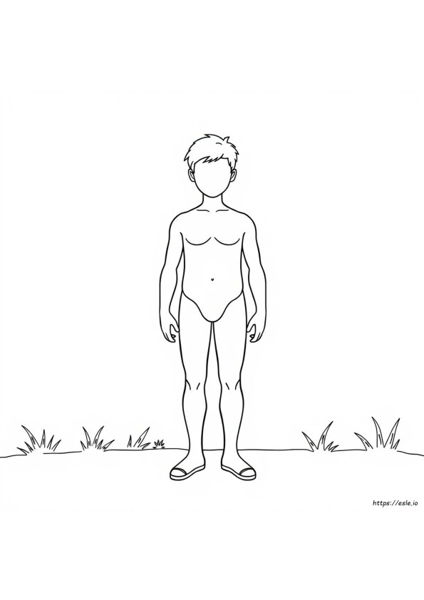 My Body Colouring Pages