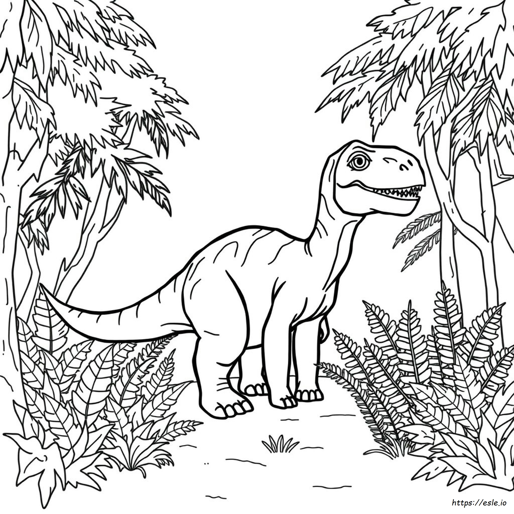 Coloring Page Of Dinosaurs