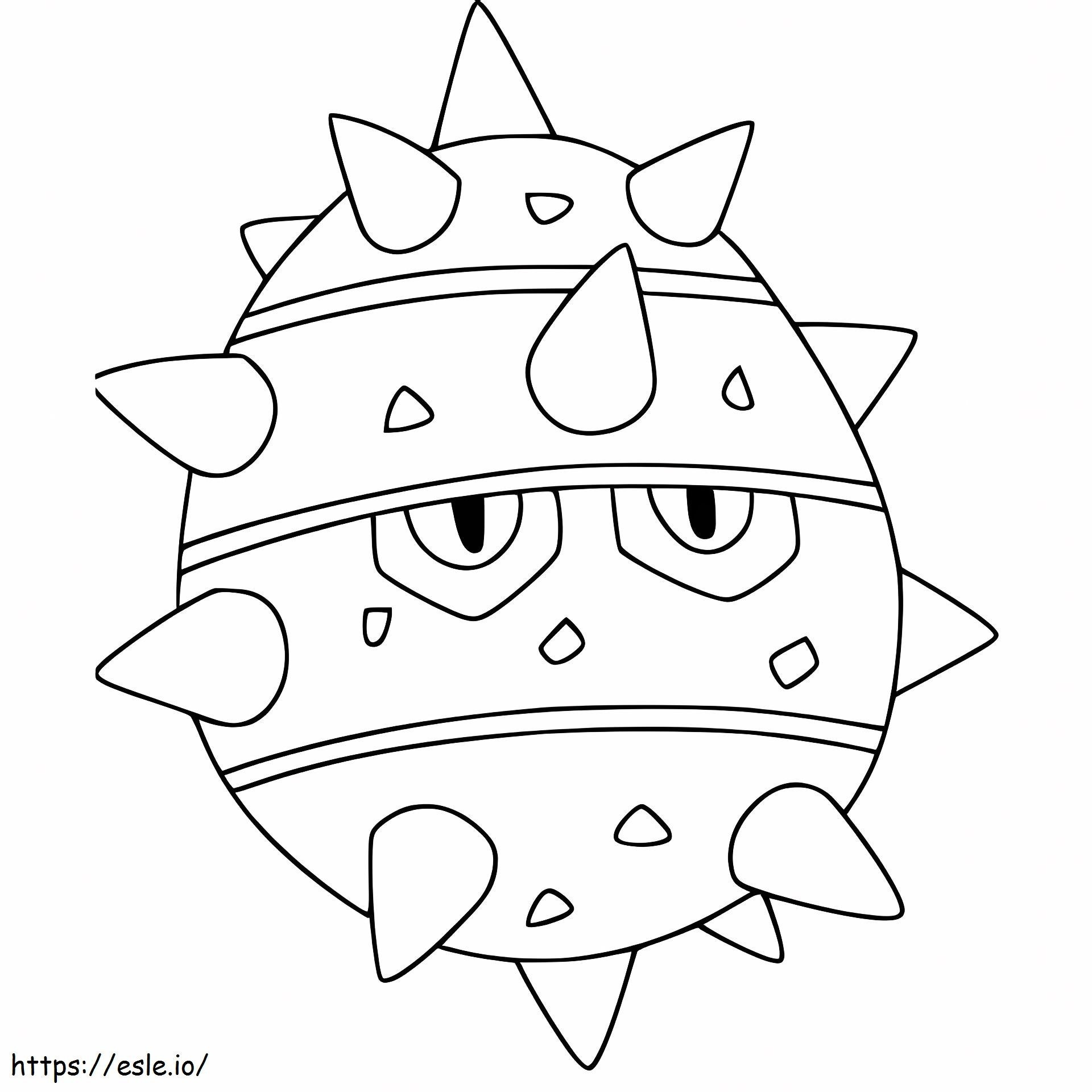 Ferroseed Pokemon coloring page