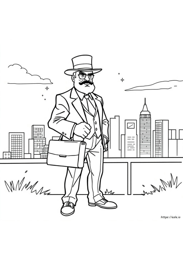 Kingpin Coloring Page