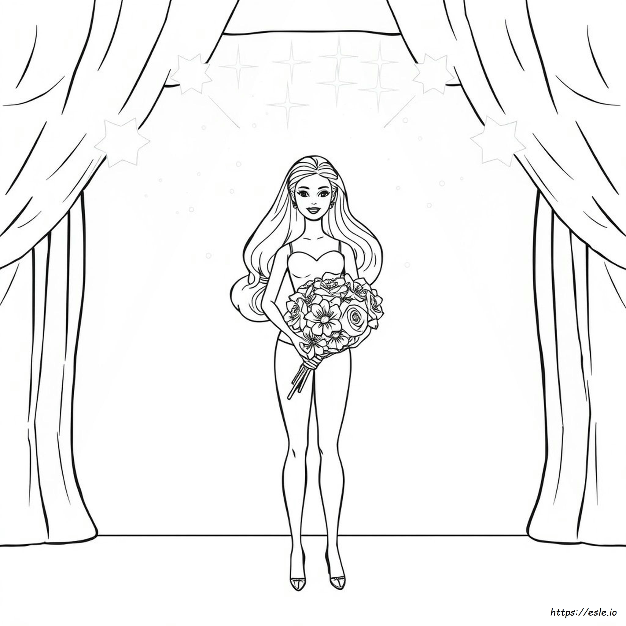 Barbie Doll Colouring