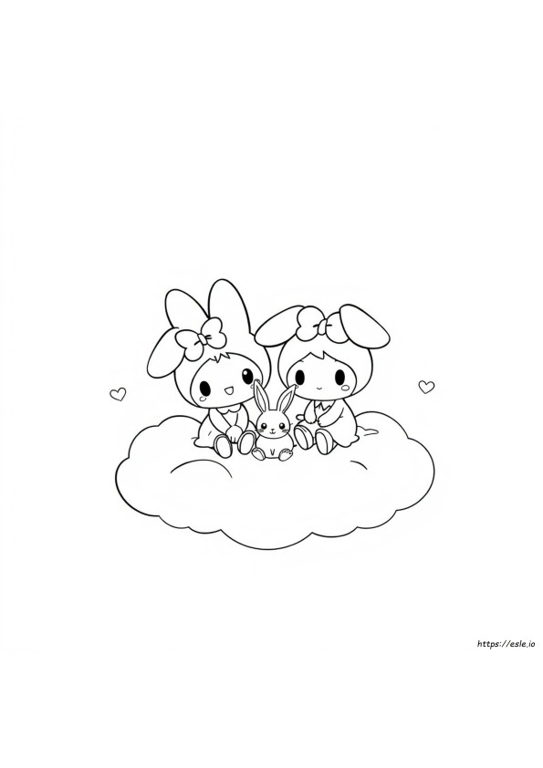 My Melody E Kuromi Da Colorare