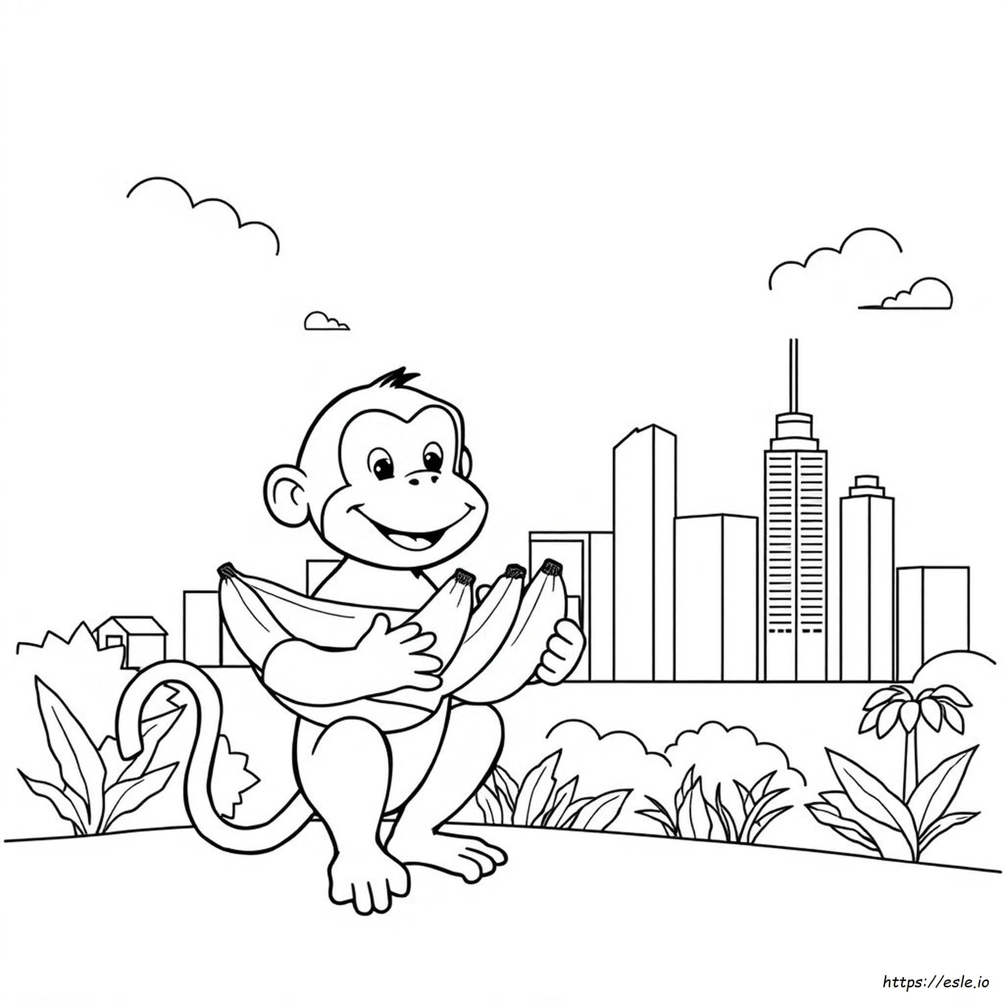 Curioso Come George Da Stampare E Colorare