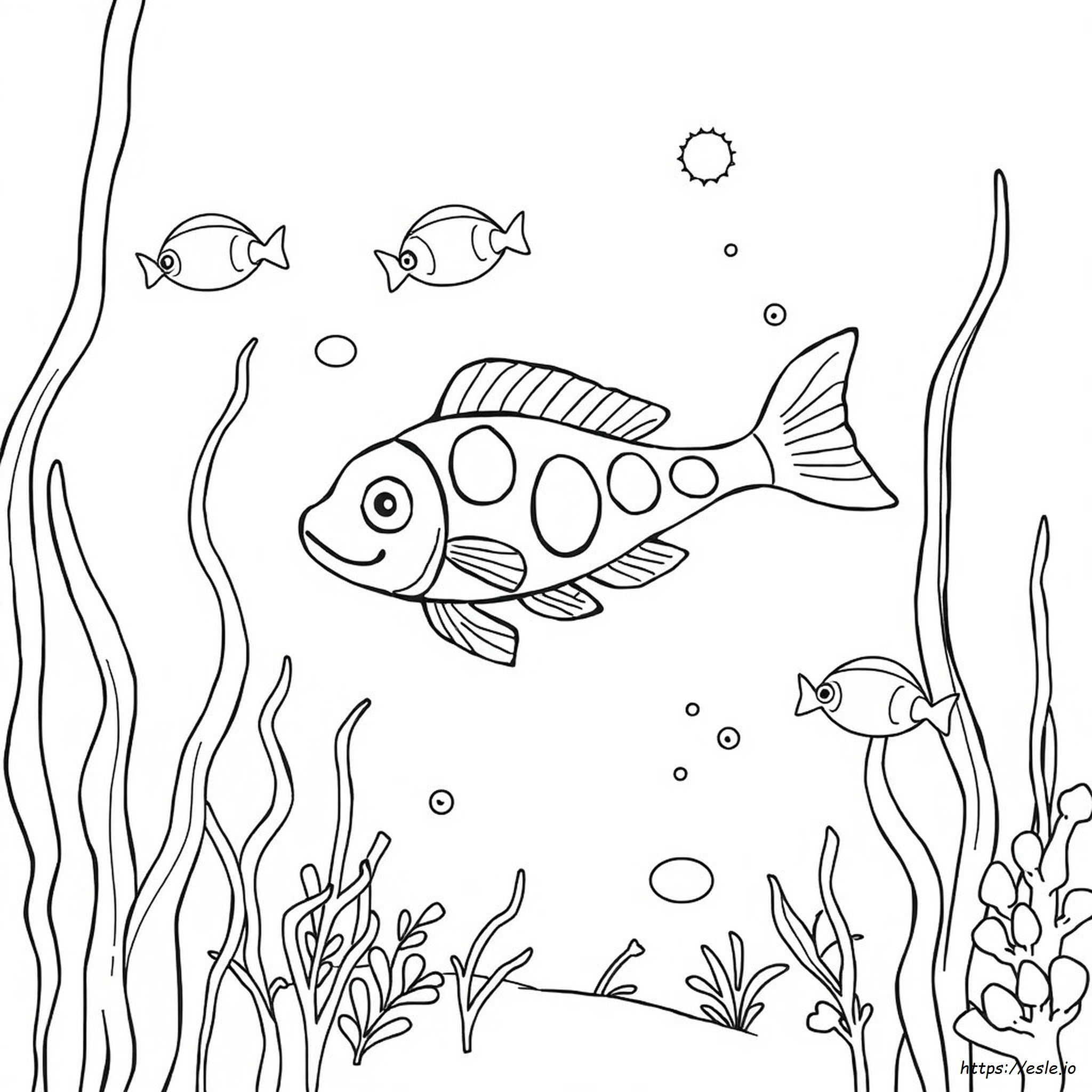 Gambar Mewarnai Plankton