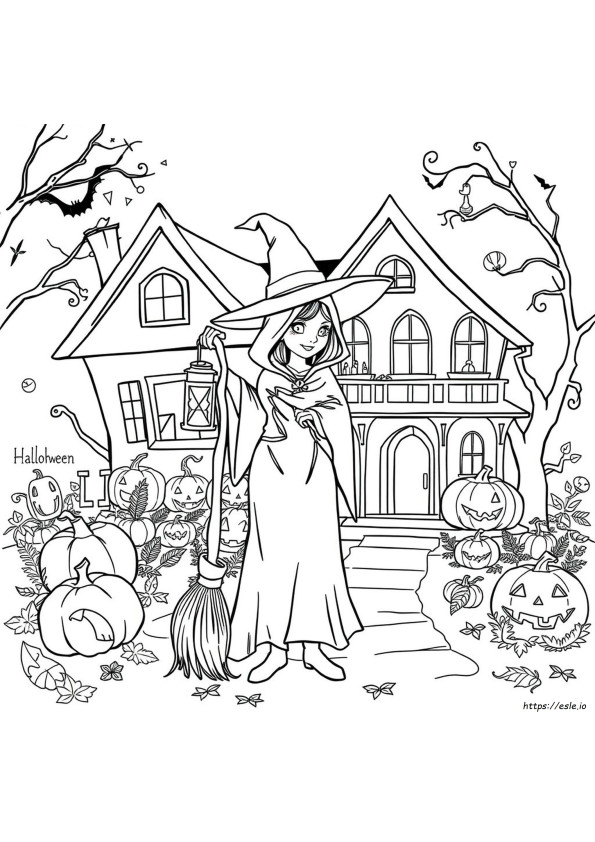 Halloweenowe Kolorowanki Dla Dorosłych