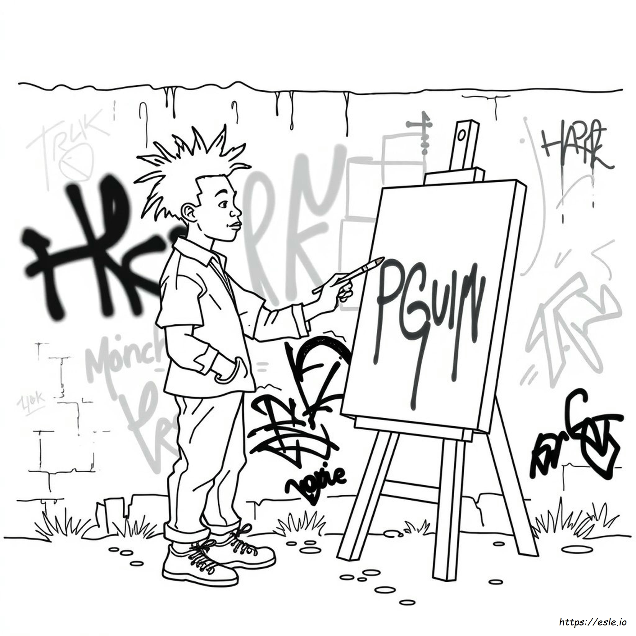 Basquiat, Disegni Da Colorare