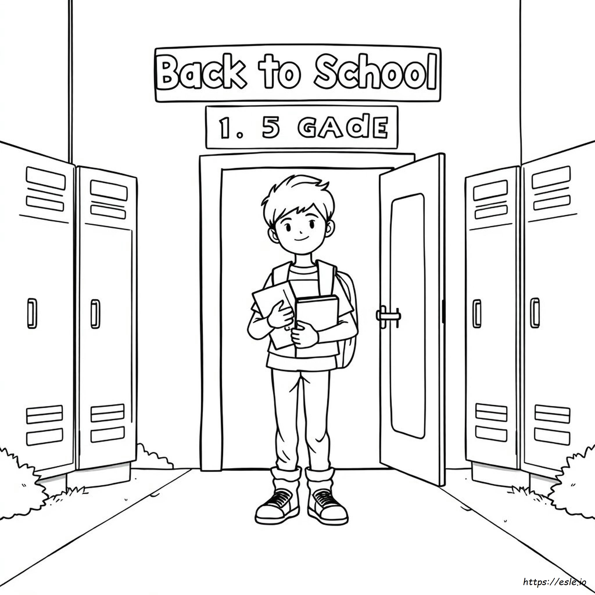 Back To School Coloring Pages For 5Th Grade