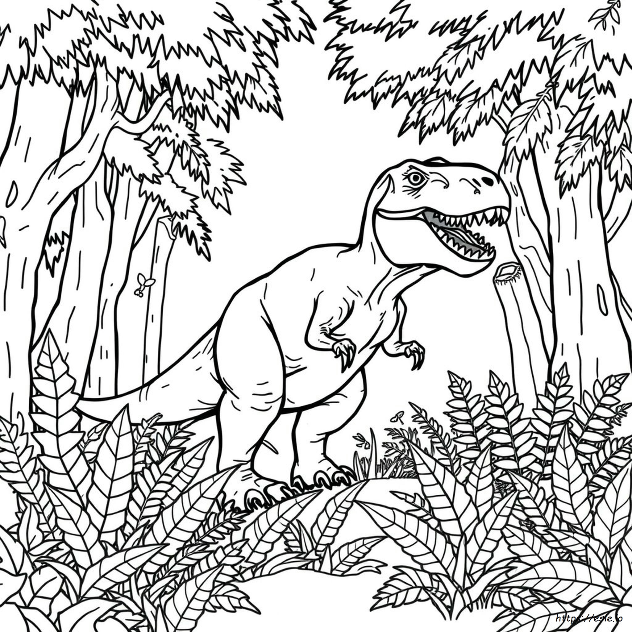 Dinosaurier Malvorlage T Rex