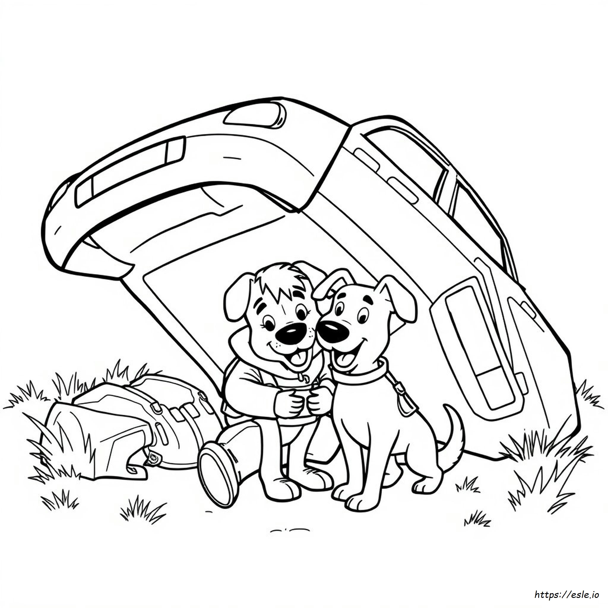 Rescue Dog Coloring Pages