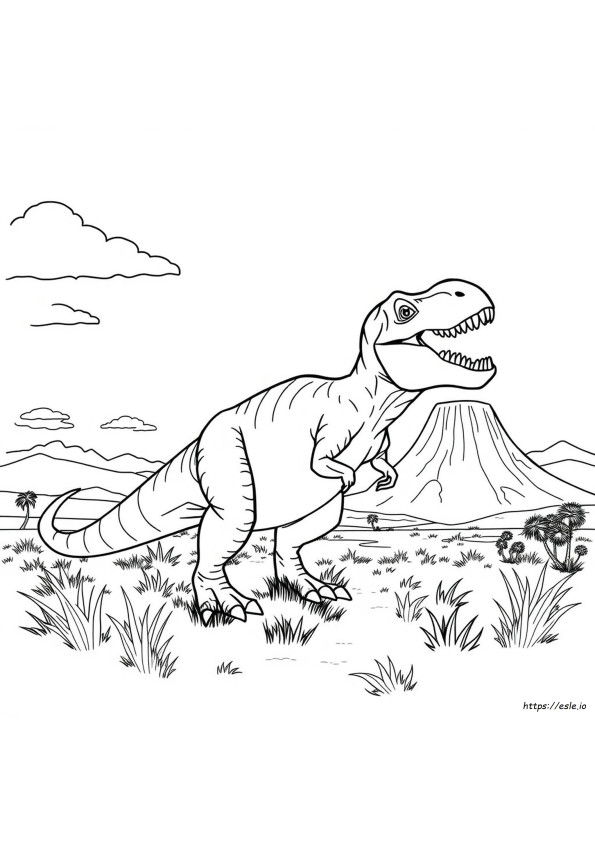 Tyrantrum Boyama Sayfaları