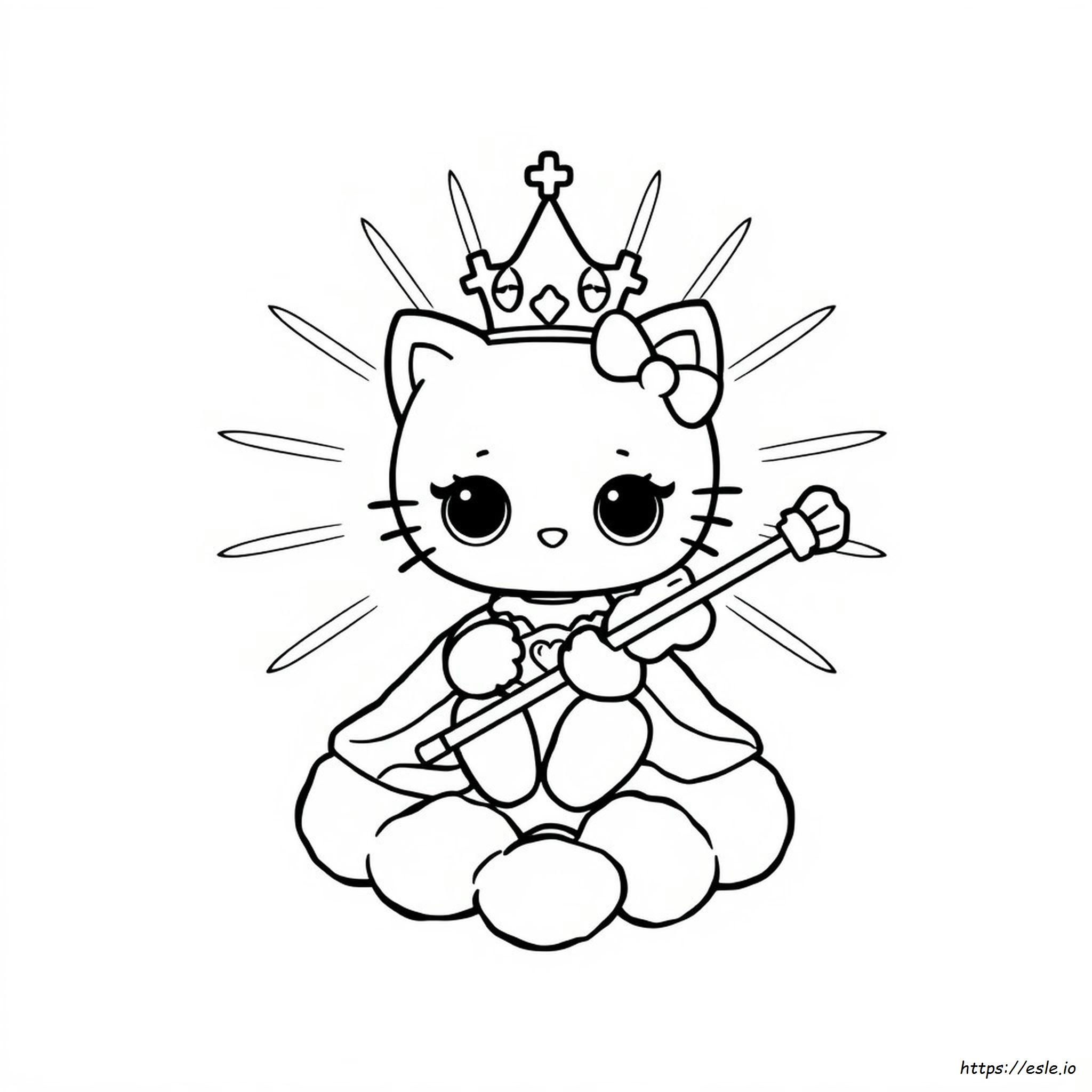 Lol Kitty Queen Coloring Page