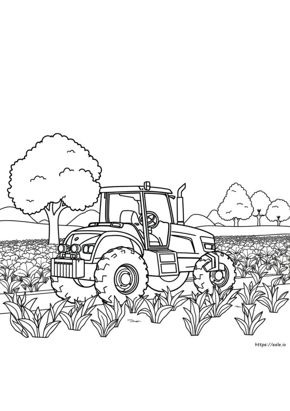 Traktor Kolorowanki Do Druku